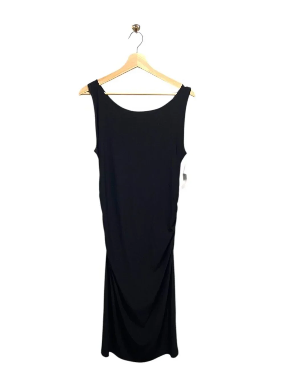 Norma Kamali Dress Black Size XL NWT Minimalist Capsule Career Wedding Party